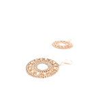 Adorne Dreamcatcher Beaded Hook Earrings | Gold / Cream-Adorne-Silvermaple Boutique