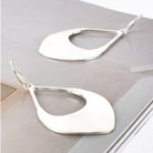 Adorne Eastern Open Teardrop Earrings_Silver_Silvermaple Boutique