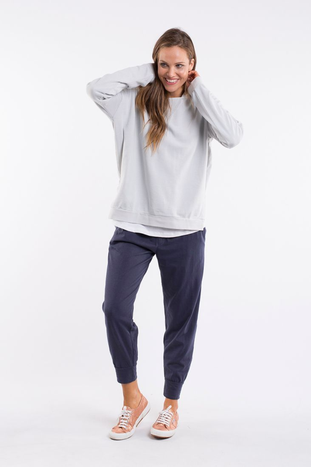 Elm Lifestyle Wash Out Lounge Pant | Navy _silvermaple boutique 