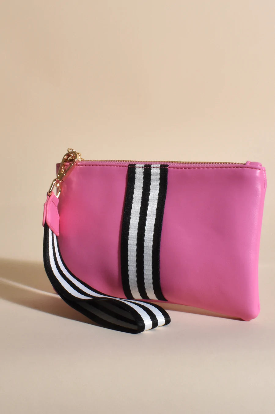 Fashion Express Palmer Vegan Leather Pouch | Pink_Silvermaple Boutique