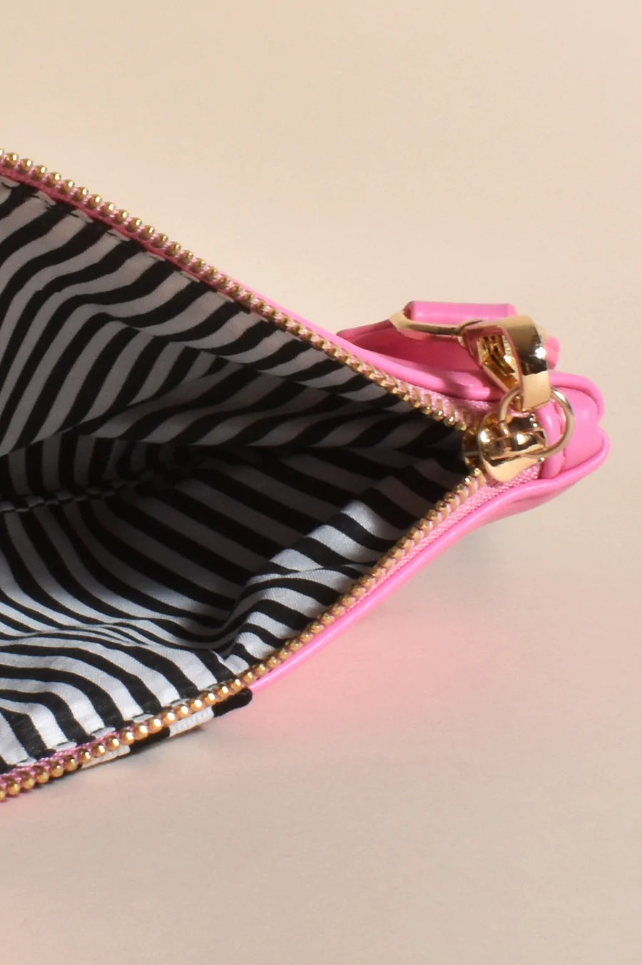 Fashion Express Palmer Vegan Leather Pouch | Pink_Silvermaple Boutique