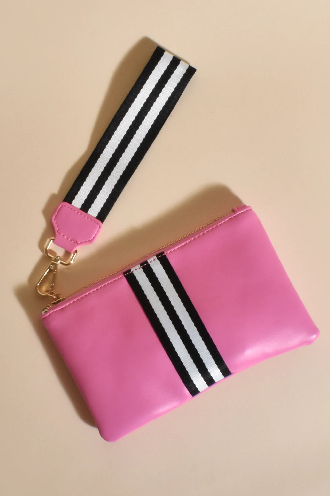 Fashion Express Palmer Vegan Leather Pouch | Pink_Silvermaple Boutique