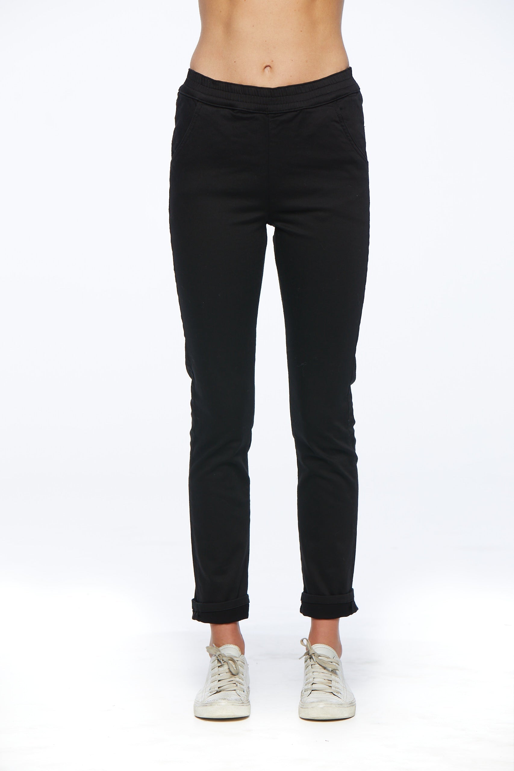 NLJ Heathrow Hybrid Jogger Jean | Black_Silvermaple Boutique