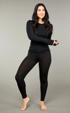 Tani High Neck Long Sleeve Top | Black | 79276_Silvermaple Boutique