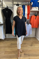 Mela Purdie Glide Top_Navy_Silvermaple Boutique