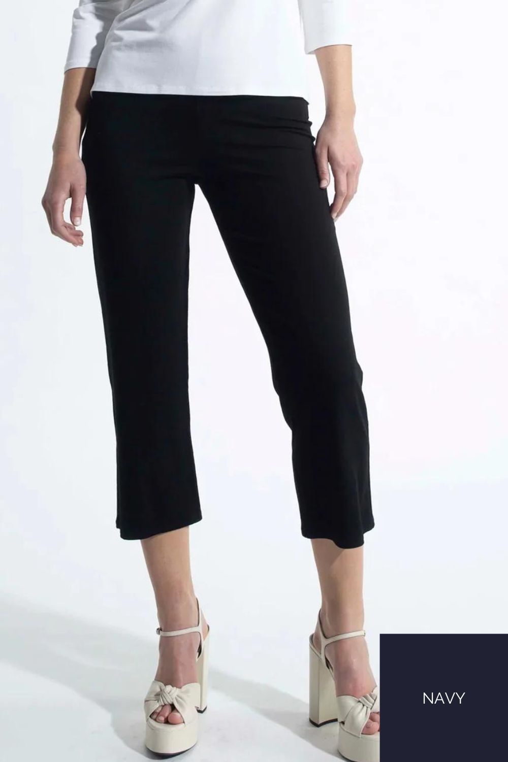 Mela Purdie 3/4 Pant | Navy_Silvermaple Boutique