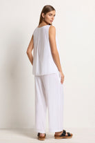 Mela Purdie_Audrey Tank | White | Silvermaple Boutique