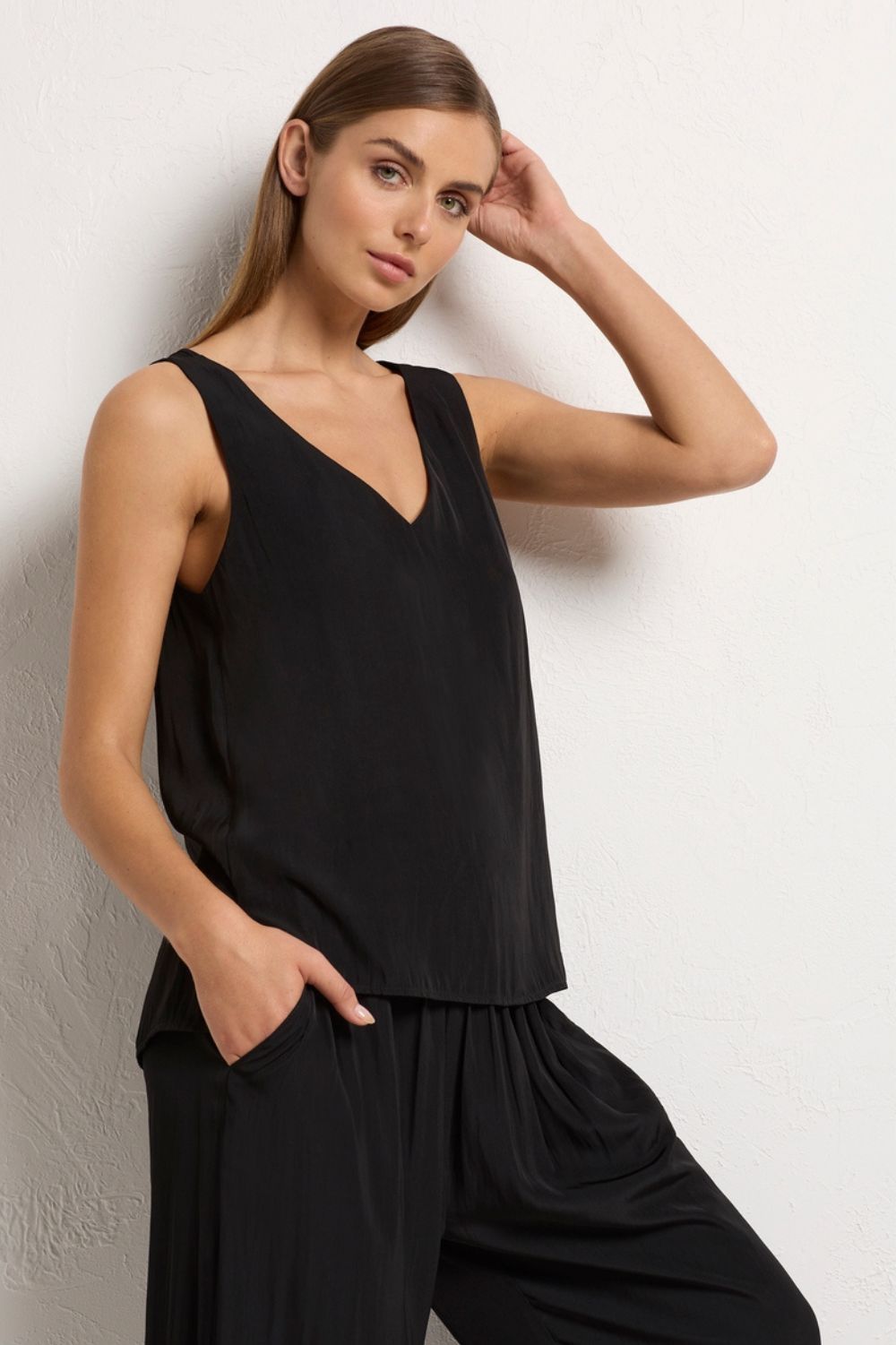 Mela Purdie Audrey Tank | Black | Silvermaple Boutique