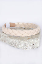 Adorne Plait Plush Headband | Cream_Silvermaple Boutique