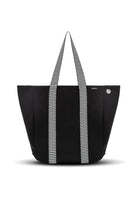 Punch Neoprene Neoprene Stripe Tote | Black/White_Silvermaple Boutique