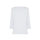 Mela Purdie Relaxed Boat Neck | White F01 2630 | Silvermaple Boutique