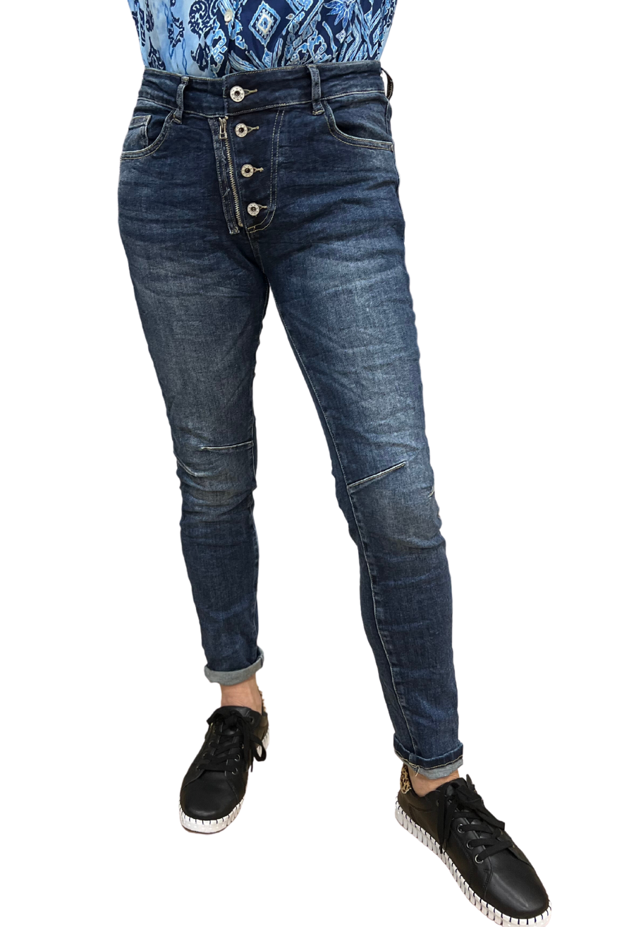 Silvermaple Collection Button Fly Italian Jean | Denim