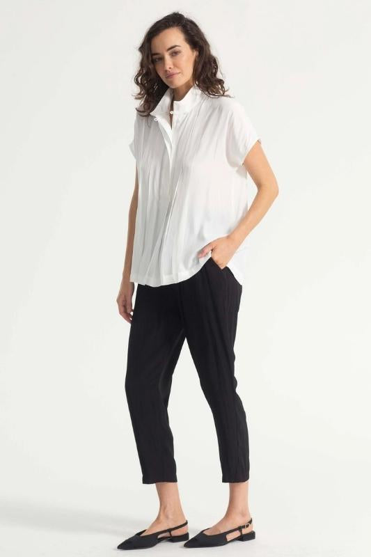 Mela Purdie Soft Capri Pant | Black | F67 1615_Silvermaple Boutique