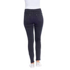 Cafe Latte Stretch Zip Skinny Jeans | Black_Silvermaple Boutique