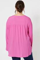 Clarity Kerryn Pocket Top | Fushia_Silvermaple Boutique 