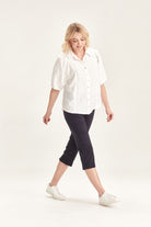 Verge_Acrobat 3/4 Pant | French Ink_Silvermaple Boutique