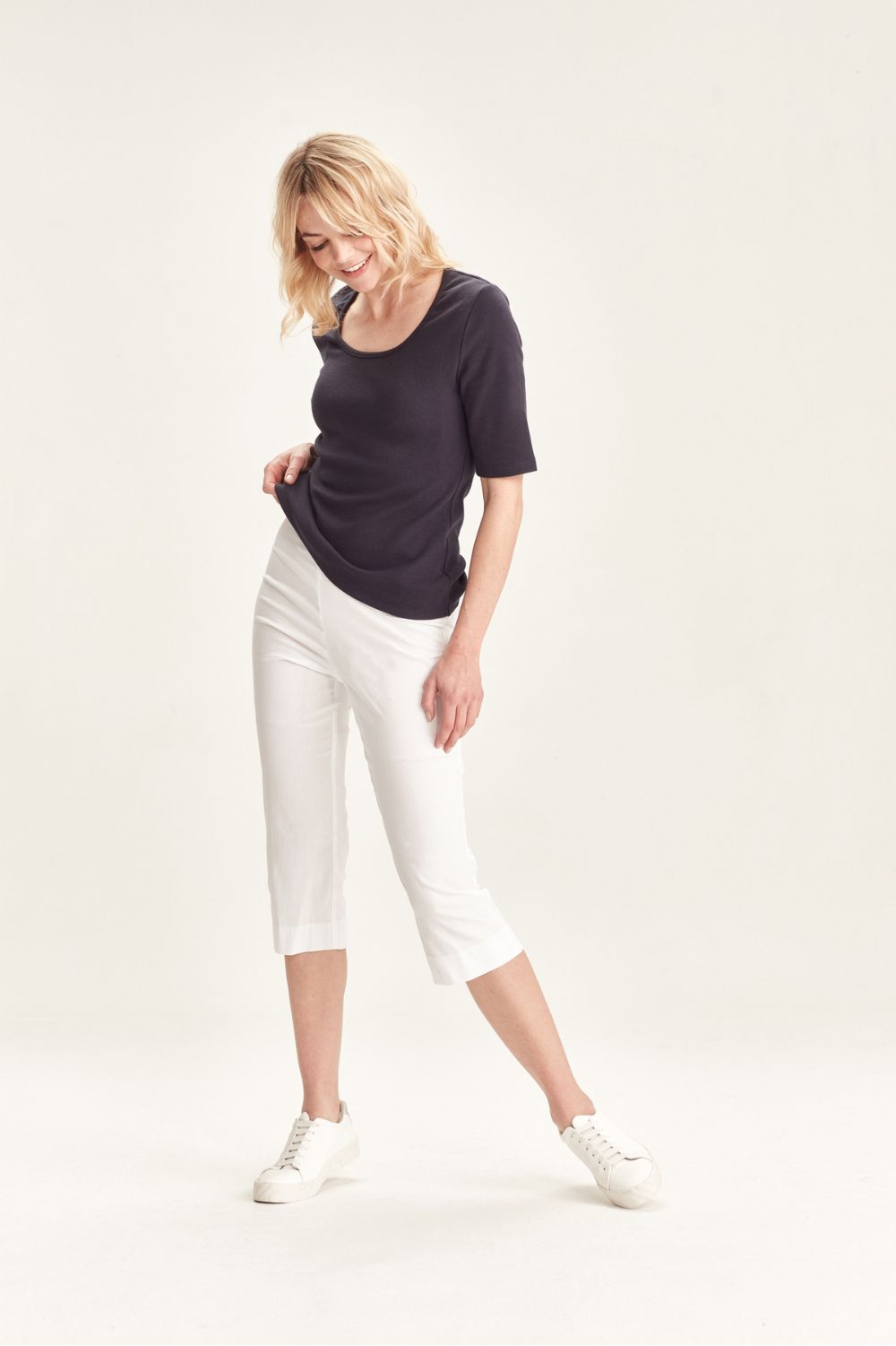 Verge Acrobat 3/4 Pant | White_Silvermaple Boutique