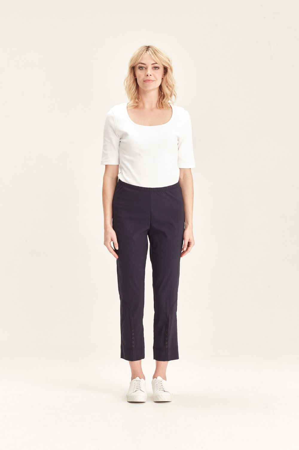 Verge Acrobat Eyelet Pant | French Ink_Silvermaple Boutique