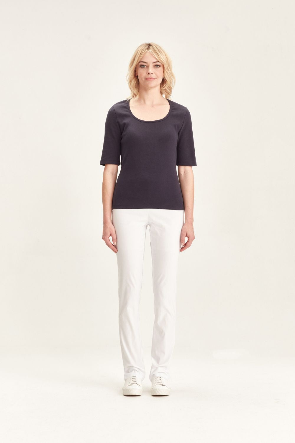 Verge Acrobat Slim Pant | White_Silvermaple Boutique